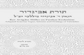 Rav Avigdor Miller on Parshas Kedoshim€¦ · Parshas Acharei - Kedoshim | 3 (Sanhedrin 106a). Hakodosh Boruch Hu hates immorality, and therefore we train our minds to imitate His