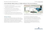 CSI 9420 Wireless Vibration Transmittermjwilsongroup.com/dynamic/pdfs/Emerson-9420-Wireless... · 2015. 3. 11. · Machinery Health™ Management Product Data Sheet October 2014 CSI