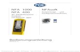 NFA 1000 NFAsoft NFA 400...NFA 1000 NFA 400 3D-Niederfrequenz - Analyser mit Datenlo gger NFAsoft Auswertungs - und Kon˜gurationssoftware Bedienungsanleitung (Version 6. 2) PCE Deutschland