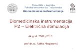 Biomedicinska instrumentacijaBiomedicinska instrumentacija ... · Implantabilni elektrostimulator srca Biomedicinska instrumentacija 5. Defibrilatori Biomedicinska instrumentacija