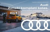 Audi Zimski kompleti koles. - Porsche Inter Auto · 2020. 10. 15. · Audi 5-kraki Ramus dizajn 8,5 x 19“ 255/35 R19 96V XL Conti WinterContact TS830P AO 8W0073298Z8S 21 2580,30