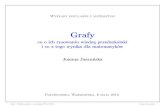 Grafy - Warsaw University of Technologykonwersatorium.pw.edu.pl/wyklady/popularne/2010_wpopular... · 2010. 5. 10. · Grafy co o ich rysowaniu wiedzą przedszkolaki i co z tego wynika
