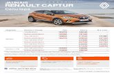 Renault Captur cena · Renault CAPTUR Jaunais CENU LAPA Automašīnas reģistrācijas izdevumi nav iekļauti šajās cenās Īpašais piedāvājums: Renault līzinga likme *5 gadi