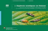 Espèces exotiques en Suisse - Federal Council · 7.3 Vers segmentés – Annelida 120 7.4 Centipèdes et millipèdes – Myriapoda 121. 8 Lichens (champignons formant des lichens)