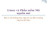 Linux và Phần mềm Mã nguồn mở - txnam.net Giang... · 2020. 11. 29. · Nhậtký thao tác Ghi chú Fat16 2 GiB 2 GiB No Đãcũ Fat32 4 GiB 8 TiB No Đãcũ NTFS 2 TiB