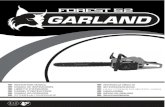Maquinaría de jardinería | Garland - GARLAND FOREST 52 MANUEL ORIGINAL · 2012. 4. 1. · Consommation spécifique de carburant à la puissance maximale du moteur 504,9 g/kWh Type