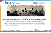 ICAM Manuale aggiuntivo del Facilitatore Nazionale · 2021. 1. 12. · Manuale ICAM Including Children Affected by Migration ICAM Manuale aggiuntivo del Facilitatore Nazionale Sviluppato