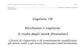 Capitolo 18: Ricchezza e capitale: il ruolo degli stock finanziaribirolo/didattica06/materiale06/... · 2011. 2. 24. · INTRODUZIONE ALL’ECONOMIA POLITICA (prof. C. Gnesutta) PARTE