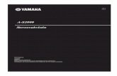 A-S2000 Stereovahvistin - Yamaha Verkkokauppa · A-S2000 KÄYTTÖOHJE Julkaisija: Yamaha Kaikki oikeudet pidätetään. Käyttöohjeen tiedot perustuvat sen tekohekellä oleviin tuotetietoihin.