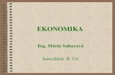 EKONOMIKA - akademiapz.sk · 2018. 9. 27. · Aktíva A. Pohľadávky upísané za vl. imanie B. Investičný majetok B1. Nehmotný investičný majetok B2. Hmotný investičný majetok