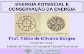 ENERGIA POTENCIAL E CONSERVAÇÃO DA ENERGIAfisica1-0119/lib/exe/fetch.php?... · 2019. 5. 27. · Conservação da energia mecânica igual à variação na sua energia cinética: