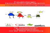 Programmkalender 2019 Familienbildungsprogramm … · AWO-Familienzentrum „Kleeblatt Büschergrund“ mittwochs von 15:15 bis 16:30 Uhr AWO-Familienzentrum „Kleeblatt Niederndorf“