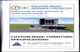 PHILIPPINE DEPOSIT PDIC INSURANCE CORPORATION SSS … D - Custom Made Furniture.pdf · 2020. 2. 10. · PHILIPPINE DEPOSIT PDIC INSURANCE CORPORATION SSS Building, Ayala Avenue corner