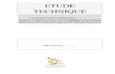 ETUDE TECHNIQUE - ORMVASM · 2015. 7. 18. · ETUDE TECHNIQUE COOPERATIVE AGRICOLE ... *Encadrement Technique : DESINATIONS EXISTANT PREVU (CREATION D’EMPLOI) -Ingénieurs -Techniciens