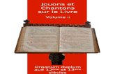 Chantons 33333333333333 sur le Livremusiquerenaissance.free.fr/publications/JCL002 - Gratuit.pdf · 1 Cf. JOUONS ET CHANTONS SUR LE LIVRE - Contrepoint à 2 voix, Association Musique