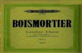 musicologie · 2020. 10. 3. · j. b. de boismortier leichte duos fur altblockfloten (sopranblockfloten, querfloten, oboen) opus 11 herausgegeben von jost harf edition peters leipzig
