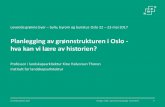 Planlegging av grønnstrukturen i Oslo - hva kan vi lære av ......- Barokken Wilhelsmhöhe, 1696 - Paris, park- og boulevardsystem 1852 -1871 - Olmsteds parks- and parkway system,