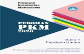 Pedoman Program Kreativitas Mahasiswa (PKM) Tahun 2020 ...ti.darmajaya.ac.id/Buku-Pedoman-PKM-2020.pdfmelakukan berbagai perubahan, termasuk pemanfaatan teknologi informasi berbasis