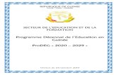 Programme Décennal de l‘Education en...Graphique 3: Profil transversal de scolarisation, 2016 .....11 Graphique 4 : Taux d‘accès et d‘achèvement du primaire et du 1er cycle