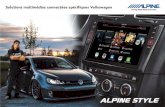 Solutions multimédias connectées spécifiques Volkswagen...Navigation iGo Primo Nextgen Ecran One Look L a technologie innovante d’écran divisible “One Look” d’Alpine afﬁ
