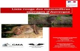 Liste rouge des mammifèresmammiferes.org/wp-content/uploads/2016/03/lrr_2015.pdfListe rouge des mammifères sauvages d'Auvergne - 2015 Groupe Mammalogique d'Auvergne & Chauve-Souris