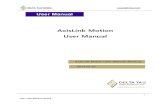 AxisLink Motion User Manual · 2020. 11. 18. · 1 Axis Link-Motion Board AxisLink Motion User Manual User Manual AxisLink Motion User Manual (Rev0.2) 2015.01.07