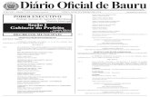 DIÁRIO OFICIAL DE BAURU 1 Diário Oficial de Bauru...2016/02/02  · 2 DIÁRIO OFICIAL DE AURU TERÇA, 02 DE FEVEREIRO DE 2.016 DECRETO Nº 13.008, DE 29 DE JANEIRO DE 2.016 P. 31.432/99