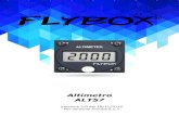 Altimetro ALT57 - Flybox Innovative Avionics · 2020. 11. 21. · dell'altimetro eseguire la seguente procedura: tenere premuta la manopola a strumento spento, poi accendere e tenere