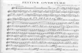 1st Bb FESTIVE Clarinet Allegretto rall OVERTURE DIMITRI … · 2016. 7. 29. · FESTIVE Clarinet Allegretto rall OVERTURE DIMITRI SHOSTAKOVICH, opus 96 Transcribed by Donald Hunsberger
