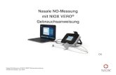 Nasale NO-Messung mit NIOX VERO Gebrauchsanweisung NIOX VERO Nasal...Kapitel 2 Produktbeschreibung 002562-03 Nasale NO-Messung mit NIOX VERO® Gebrauchsanweisung Deutsch 6 2 Produktbeschreibung