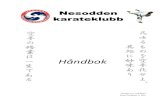 Håndbok - Nesodden Karateklubb · 2017. 5. 27. · Det er mange gode grunner til å trene karate. Motivasjonen kan for eksempel variere fra å trimme, å trene sammen med andre,