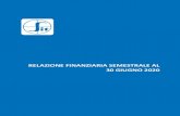 Relazione finanziaria SEMESTRALE AL 30 GIUGNO 2020...2020/06/30  · Relazione del onsiglio di Amministrazione sull’andamento della gestione Relazione finanziaria semestrale al 30