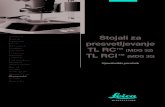Stojali za presvetljevanje TL RC TL RCI - Leica TL4000 RC...4 1.1 Uporabniški priročnik Stojali za presvetljevanje TL RC /TL RCI sta dobavljeni skupaj z interaktivno zgoščenko,