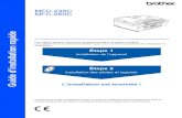 Guide d’installation rapide · 2012. 8. 11. · raccordement du câble USB s'effectue pendant le processus d'installation du logiciel. 2 Chargement du papier Vous pouvez charger