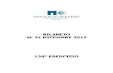 BILANCIO AL 31 DICEMBRE 2015 - Banca Alto Vicentino...BILANCIO AL 31.12.2015 Introduzione 2 BANCA ALTO VICENTINO COMPETENZA TERRITORIALE AL 31.12.2015 Sede Legale e Direzione Generale: