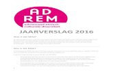 JAARVERSLAG 2016 - Stad Gent · 2019. 8. 19. · De adviesraad etnisch-culturele diversiteit met werknaam AD REM is het officiële adviesorgaan van de stad Gent met betrekking tot