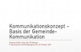 Kommunikationskonzept Basis der Gemeinde- Kommunikation...St.Galler Tagblatt, 21.2.15. Thema: Sanierung Schulhaus in Berg SG Forderung nach Transparenz Spannungsfelder zwischen öffentlichen