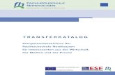 TRANSFERKATALOG - Hochschule Nordhausen...2006/11/30  · (PLD, FPGA) • Reconfigurable Computing • Hardwarenahe Software und Compileroptimierungen für konfigurierbare Systeme