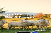 Allt för Får & Lamm - Lantmännen Lantbruk & Maskin · 2020. 2. 19. · Grovfoder till får & lamm Det är ingen överdrift att påstå att foder är ett viktig styrmedlen för
