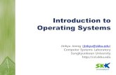 Introduction to Computer Systems - AndroBenchcsl.skku.edu/uploads/TEMPS14/01-intro.pdf · 2014. 6. 29. · Computer Systems Operating System (Kernel) Software Development Environment