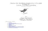 Status for Rødliste fuglearter i Verdal Utgitt av N.O.F ......Storlom Gavia arctica H ++ DC Sædgås Anser fabalis + DC Havørn Haliaeetus albicilla ++ DC,Ah(45),Ano Vepsevåk Pernis