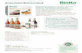 Biotta Pakiet Wellness Week - JUSO PHARMA Wyłficzny ystrybutor w Polsce SO Pharma Sp. z o.o., ul.Wrocławska 1 02 Bytom, tel. 32/3 5 Biotta Pakiet Wellness Week Składniki 3 x 500