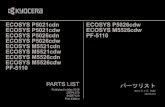 ECOSYS P5021cdn ECOSYS P5026cdw ECOSYS ......ECOSYS M5526cdw : 26ppm(A4),27ppm(Letter)(BF) 記号の見方 イラスト中でRef 番号がない部品は供給できません。イラスト中で500