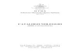 O T O S - Opera Italiana · 2012. 5. 25. · O T O S Edizioni Musicali Opera Italiana dal 1953 CATALOGO NOLEGGIO (HIRE CATALOGUE) Via di Vorno, 73 – 55060 – LUCCA – ITALY Tel.