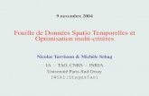 Fouille de Données Spatio Temporelles et Optimisation multi-critèressebag/Slides/NeuroNT.pdf · 2004. 11. 9. · 9 novembre 2004 Fouille de Données Spatio Temporelles et Optimisation