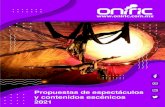 Catálogo Artes Escénicas - Oniric · 2020. 4. 1. · Oniric es una empresa cultural dedicada a la gestión, producción y promo- ción de talento artístico de Jalisco para todo