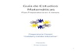 Guía de Estudios Matemáticas · 2020. 4. 26. · Método de estudio: • Descarga e imprime la guía, subraya los temas y conceptos principales, toma nota, práctica los ejemplos