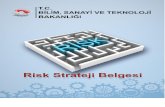 Risk Strateji Belgesi - Sanayi · Web view(1) İç Kontrol İzleme ve Yönlendirme Kurulu; a)Bakanlığın RSB’sini hazırlayarak Üst Yönetici’nin onayına sunmaktan, b)Bakanlığın