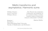 Mellin Transform and asymptotics: Harmonic sums · 2004. 11. 24. · Mellin transforms and asymptotics: Harmonic sums Phillipe Flajolet, Xavier Gourdon, Philippe Dumas Die Theorie