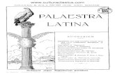 PALAESTRA LATINA - culturaclasica.com · 2015. 10. 21. · MENSTRUUS DE LATINITATE COMMENTARIUS Pretlum subnotationis annuae, solutione antelata, est 6 pessetarum Id Híspanla, 7